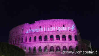 Il Colosseo si illumina di rosa per la prevenzione al tumore del seno