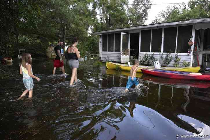 A whopping 40 trillion gallons of rain fell on the South thanks to Helene and other storms