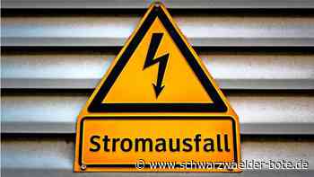 Ausfall im Kreis Calw: Kein Strom – in vielen Häusern bleibt es dunkel