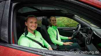 VfL beim Fahrtraining: Alex Popp hat‘s schon mal geholfen