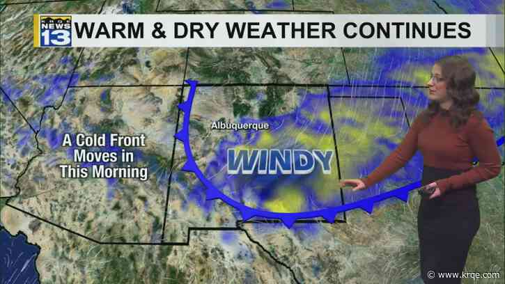 Cooler and breezy day ahead
