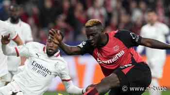 Mailand findet seinen Meister: Erst trifft Boniface, dann taumelt Bayer zum Sieg