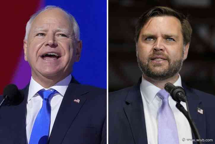 Watch live: JD Vance, Tim Walz face off in 2024 vice presidential debate