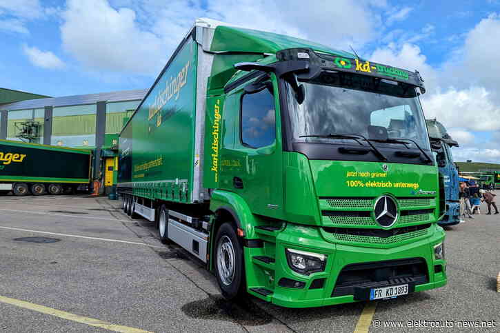 Freiburger Logistiker will 100 Elektro- und H2-Lkw einflotten