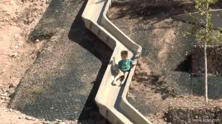 City of Albuquerque officially opens long anticipated slide near Tijeras Canyon