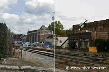 A look at Hurricane Helene's destruction: North Carolina before and after the storm
