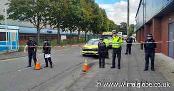 Three arrested after protest at Bromborough factory