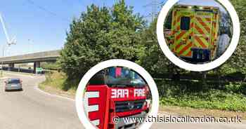 Person in hospital after crash which causes North Circular closure