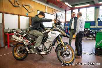 Don Bosco Hoboken krijgt didactische motor: “Jammer dat we er niet zelf een toertje op mogen doen”