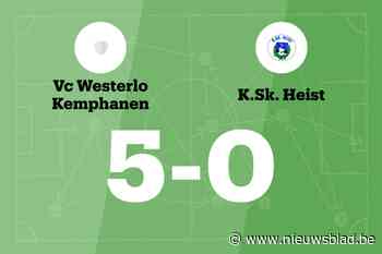 Westerlo Kemphanen overklast KSK Heist B