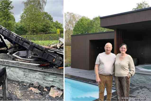 Na verwoestende brand gaat wellnesscentrum van Mieke (57) en Johan (55) weer open: “Steun van onze klanten hielp ons door deze moeilijke periode”