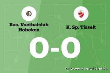 Doelpuntloos gelijkspel tussen Hoboken en Tisselt