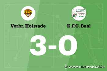 Hofstade B beëindigt reeks nederlagen in de wedstrijd tegen Baal B