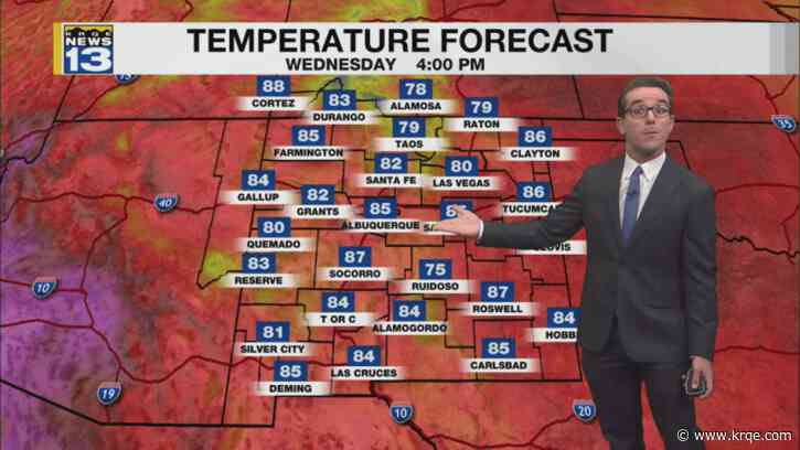 Warming temperatures & less windy weather