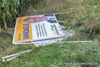 Ook campagneborden Lijst Burgemeester slachtoffer van vandalen: “Er werden zelfs auto’s bekrast”