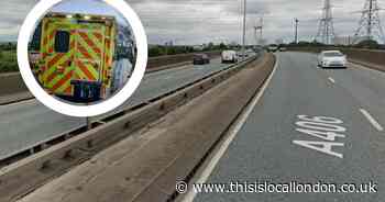 Man dies after A406 North Circular crash