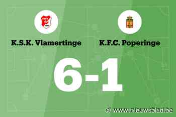 SK Vlamertinge overklast FC Poperinge