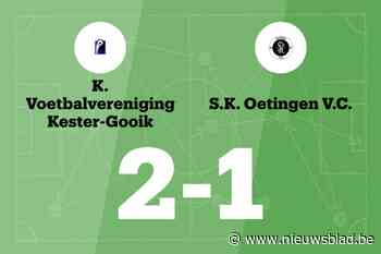Kester-Gooik B wint thuis van Oetingen B