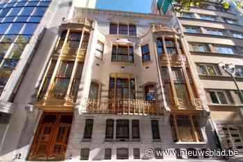 Monumentale gevel van Hotel Solvay in ere hersteld na drie jaar restauratie