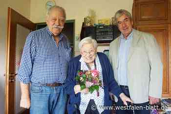 Bürgermeister gratuliert Emma Fimmel zum 100.