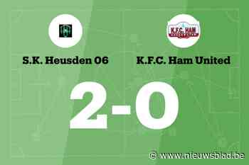 Heusden 06 te sterk voor Ham United