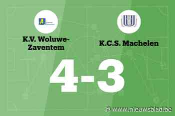 Woluwe-Zaventem wint thuis van CS Machelen, mede dankzij twee treffers P. Piret