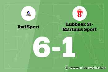 RWL Sport B overklast SMS Lubbeek B