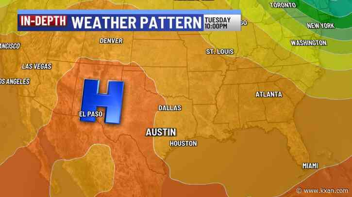 Very slow cool down as dry spell continues