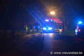 Twee doden na zware botsing tegen boom in Sint-Huibrechts-Lille