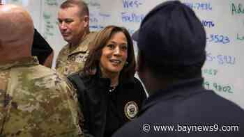 Harris surveys Helene damage in Georgia; Biden deploys 1,000 troops to help recovery