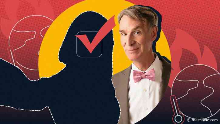 Bill Nye will only take a selfie with you if you're voting pro-climate
