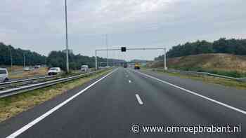 Lange file door ongeluk op A58: werkzaamheden tot in de middag