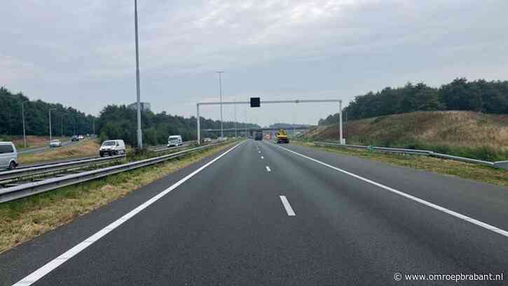 Lange file door ongeluk op A58: weg is weer vrij, vertraging neemt af