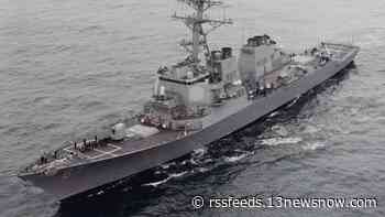 Norfolk-based USS Cole takes part in intercepting Iranian missiles fired at Israel
