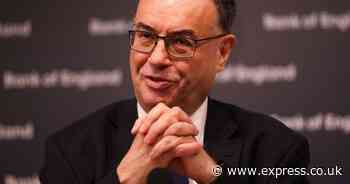 Pound value drops as Andrew Bailey says rate cuts could become ‘more aggressive’