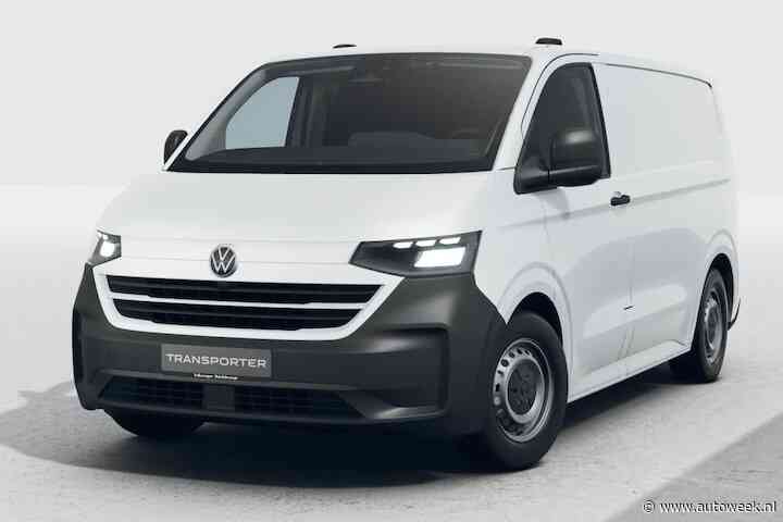 Nieuwe Volkswagen Transporter: vanaf €29.990