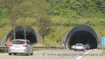 Kohlbergtunnel auf der A96 nur einspurig befahrbar