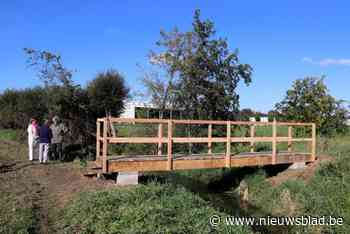 Nieuwe brug over de Kesterbeek verbindt trage wegen van Zemst met die van Hombeek