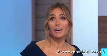 Robbie Williams' wife Ayda Field fights back tears as she reveals mum's cancer news