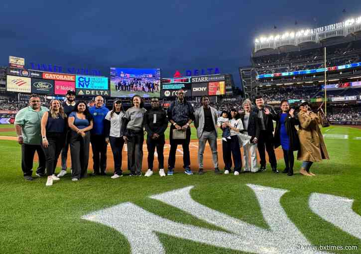Yankees celebrate Lehman College students in sport management mentoring program