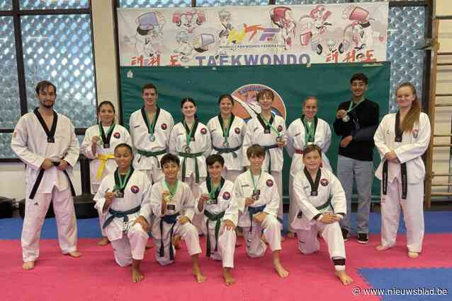 Taekwondoclub Sin Nyon opent seizoen met medaillewinst