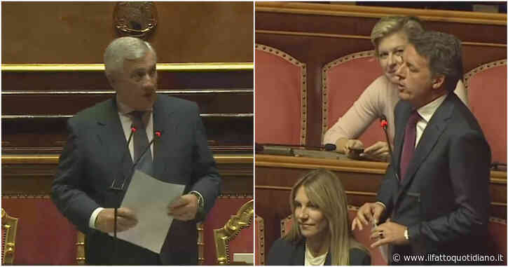 Battibecco tra Renzi e Tajani in Senato: “È il ministro del ‘boh’”. La replica: “Sulla sua politica si sono già espressi gli italiani…”