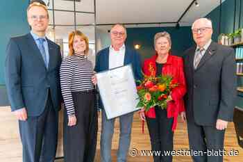 Johannes Frischemeier erhält goldenen Meisterbrief