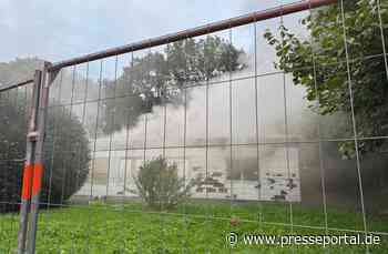 FW Hannover: Erneuter Brand auf dem Gelände der ehemaligen Radrennbahn Hannover Wülfel