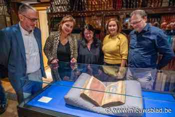 Het oudste boek van Antwerpen is terug thuis