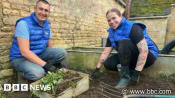 Lottery winners give back with garden makeover