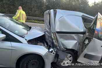 Kop-staartbotsing op E313 in Tongeren: een gewonde