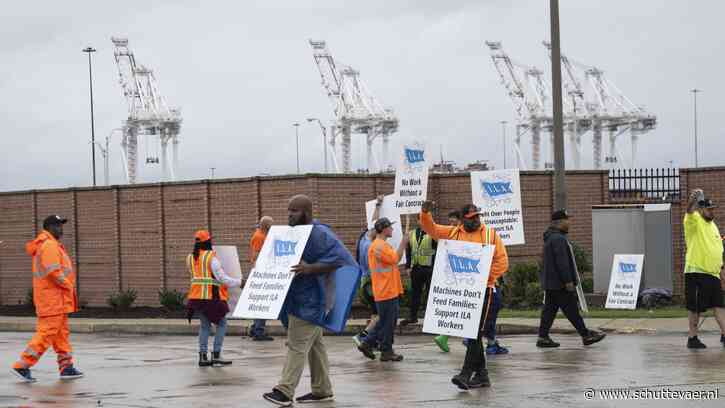 Havenarbeiders VS schorten grote staking op
