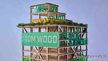 Nice developers presenteert concept voor volledig houten toren van 140 meter