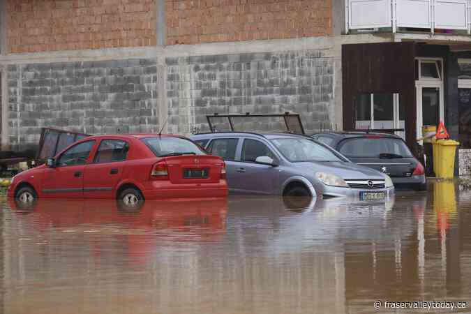 Rainstorms and heavy floods hit large parts of Bosnia, killing at least 14 people